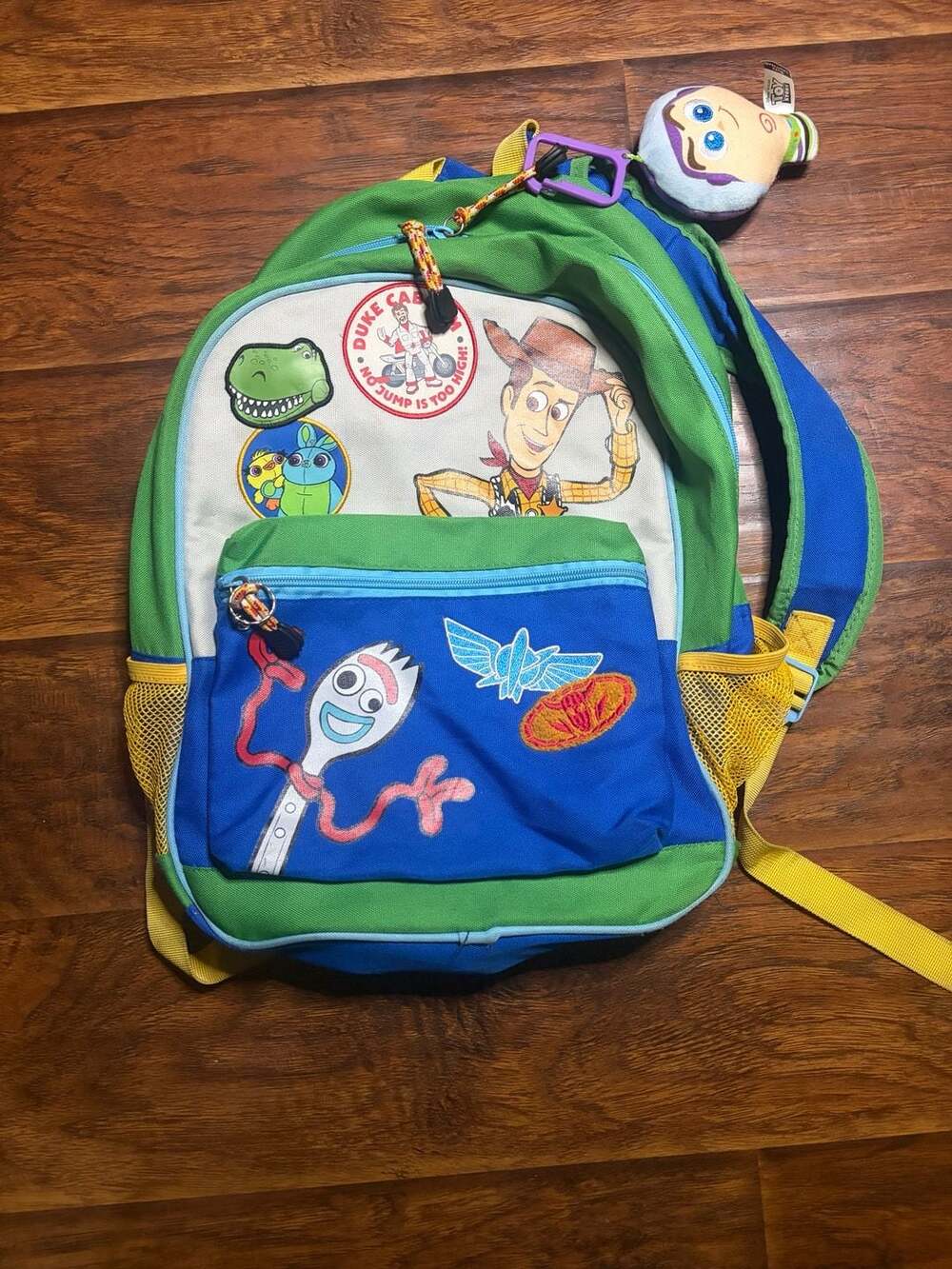Disney Toy Story 4 Backpack Woody Forky Buzz Lightyear